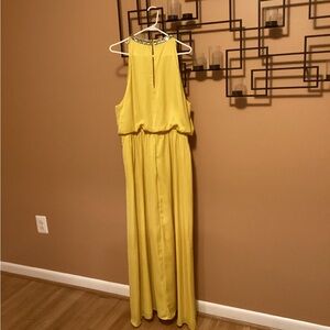 Yellow Jeweled Dress